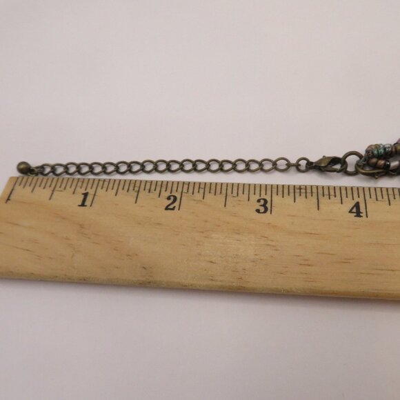 Turtle Pendant on Beaded Necklace - Picture 6 of 6